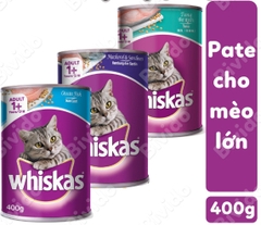Pate Lon Whiskas  400g (Vị Cá Biển Cho Mèo)