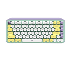 Bàn phím cơ không dây Logitech Emoji Pop Keys -Tím Trắng (920-010578)