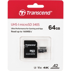 Thẻ nhớ Transcend microSDXC 64GB 340S UHS-I