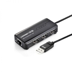 Bộ chia 3 cổng USB 2.0 kèm cổng mạng Ethernet 10/100Mbps Ugreen 20264