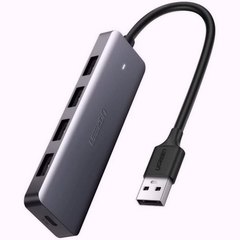 Hub chia 4 cổng USB 3.0 hỗ trợ cấp nguồn Micro USB chính hãng Ugreen 50985 cao cấp