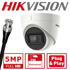 Hikvision Camera  HD-TVI Starlight  5MP DS-2CE78H8T-IT3F