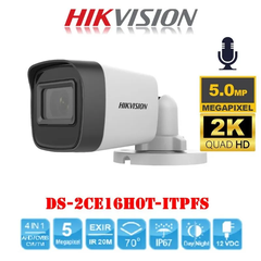 Hikvision Camera  HD-TVI DS-2CE16H0T-ITFS  5MP –  tích hợp MIC