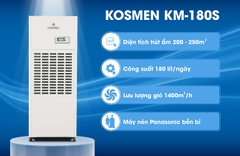 MÁY HÚT ẨM CÔNG NGHIỆP KOSMEN KM-180S (Phù hợp không gian 200 - 250m2)