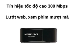 USB WIFI 300 MBPS MERCUSYS MW300UM Thương hiệu Mercusys