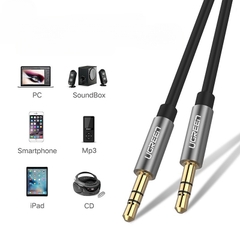 Cáp Audio 3.5mm mạ vàng cao cấp dài 0,5m Ugreen 10732