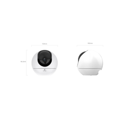 Camera quay quét 3K WiFi ezviz H6 5MP (CS-H6-R100-1J5WF) - tích hợp AI