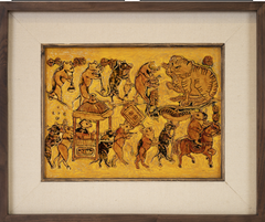 TRANH SƠN MÀI ĐÁM CƯỚI CHUỘT