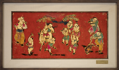 TRANH SƠN MÀI ĐỒNG DAO