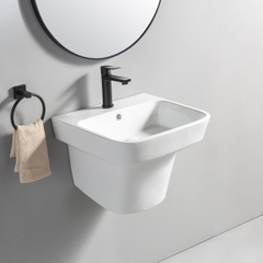 Lavabo Nguyên Khối Treo LWB10 Trắng