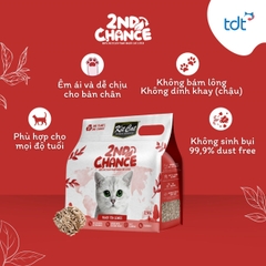 Cát Vệ Sinh Kit Cat 2nd Chance Dành Cho Mèo Không Bụi, Giữ Mùi Lâu, Làm Từ Nguyên Liệu Hữu Cơ Thế Hệ Mới