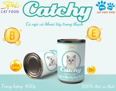 [Lon 400g] Pate Thức Ăn Ướt Catchy Dành Cho Mèo 6 Vị