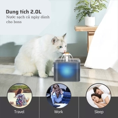 [Sỉ/Lẻ] Máy Uống Nước/Lọc Nước Cho Thú Cưng Dung Tích 2L Thương Hiệu 4Paws