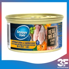 Pate Snappy Tom Cho Mèo Trên 2 Tháng Tuổi Lon 85Gr