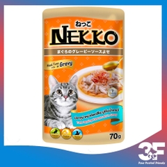 Pate Nekko Gravy Cho Mèo Trưởng Thành Từ 6 Tháng Tuổi Gói 70gr