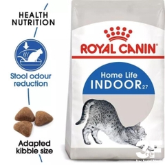 Hạt Giảm Mùi Hôi Phân Cho Mèo Trưởng Thành Royal Canin Indoor 27 - 10Kg