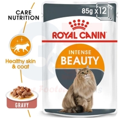 Pate Cho Mèo Hỗ Trợ Chăm Sóc Da Lông Royal Canin Intense Beauty Gravy Gói 85G