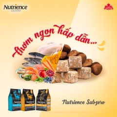 Thức Ăn Hạt Khô Sấy Lạnh Cao Cấp Cho Chó Mọi Lứa Tuổi Vị Gà Tây Nutrience Subzero Fraser Valley Đến Từ Canada