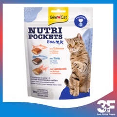 Bánh Snack Gimcat Nutri Pockets Mèo Có Nhân Gói