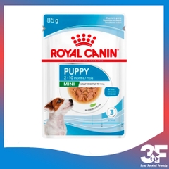 Pate Thức Ăn Ướt Dành Cho Chó Con Giống Nhỏ Royal Canin Mini Puppy Dạng Sốt - Gói 85gr