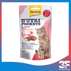 Bánh Snack Gimcat Nutri Pockets Mèo Có Nhân Gói