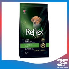 Thức Ăn Hạt Chó Reflex Plus Mini & Breeds Junior Vị Gà Cho Chó Con Bao 3Kg