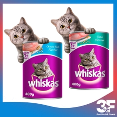 Thức Ăn Whiskas Cho Mèo Lớn Lon 400g