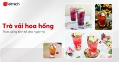 Cách làm Trà vải hoa hồng - thức uống tinh tế cho ngày hè
