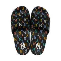 Dép MLB New Mound Monogram NY Black 32SHHM111 50L