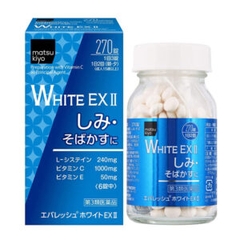 Viên uống trắng da White EX II Nhật Bản 270 viên