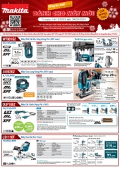 MAKITA - CHƯƠNG TRÌNH KHUYẾN MÃI DÀNH CHO MÁY MỚI