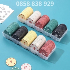 Bộ Phỉnh Poker 100 Chip Nhựa Giá Rẻ