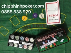 Bộ 200 Chip Poker Texas Hold'em