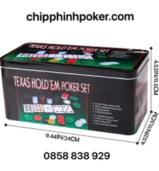 Bộ 200 Chip Poker Texas Hold'em