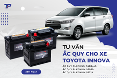 Tư vấn ắc quy xe Toyota Innova: Bảng giá và thông số kỹ thuật