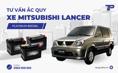 Tư vấn ắc quy xe Mitsubishi Lancer: Bảng giá và thông số kỹ thuật