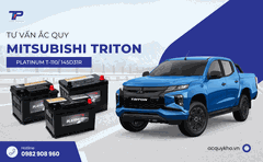 Tư vấn ắc quy xe Mitsubishi Triton: Bảng giá và thông số kỹ thuật