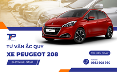 Tư vấn ắc quy xe Peugeot 208: Bảng giá và thông số kỹ thuật