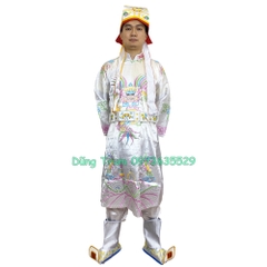 Trang phục Táo Quân vải phi bóng đầy đủ chi tiết màu sắc