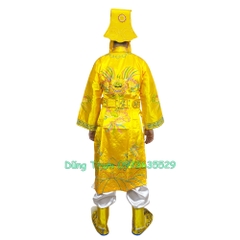 Trang phục Táo Quân vải phi bóng đầy đủ chi tiết màu sắc