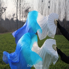 Quạt múa dài 3 màu tua dài cực mềm mại và đẹp