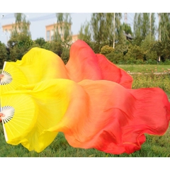 Quạt múa dài 3 màu tua dài cực mềm mại và đẹp