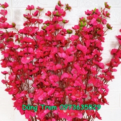 Cành mai giả cành đào giả cao 1m trang trí Tết cực đẹp (Combo 10 cành)