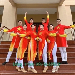 Áo dài cách tân Combo 10 bộ biểu diễn cho đoàn nhóm