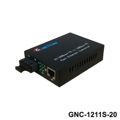 Bộ chuyển đổi quang điện GNETCOM 10/100M I PN: GNC-1211S-20