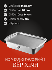 HỘP ĐỰNG THỰC PHẨM INOX BẾP XINH