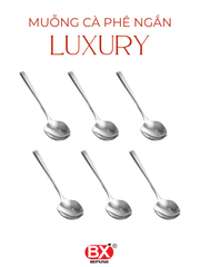 MUỖNG CÀ PHÊ NGẮN LUXURY (Set 6 cái)