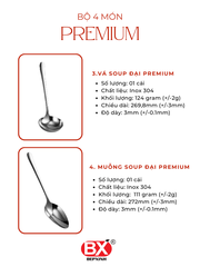 BỘ PREMIUM 4 MÓN (4 sản phẩm x 1 cái)