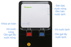 Cây nóng lạnh lọc nước RO KG61A3 - 5 lõi, 10L/h