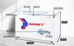 Tủ đông Sanaky Inverter 270 lít VH 3699W3